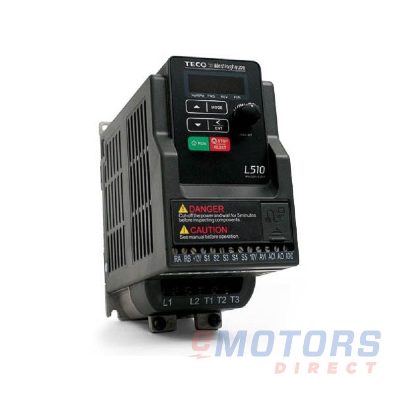 TECO L510-201-H3-U 1HP 230V AC Drive | eMotors Direct